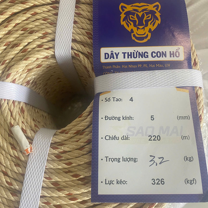 day-5li(3) Dây Thừng PP 5mm